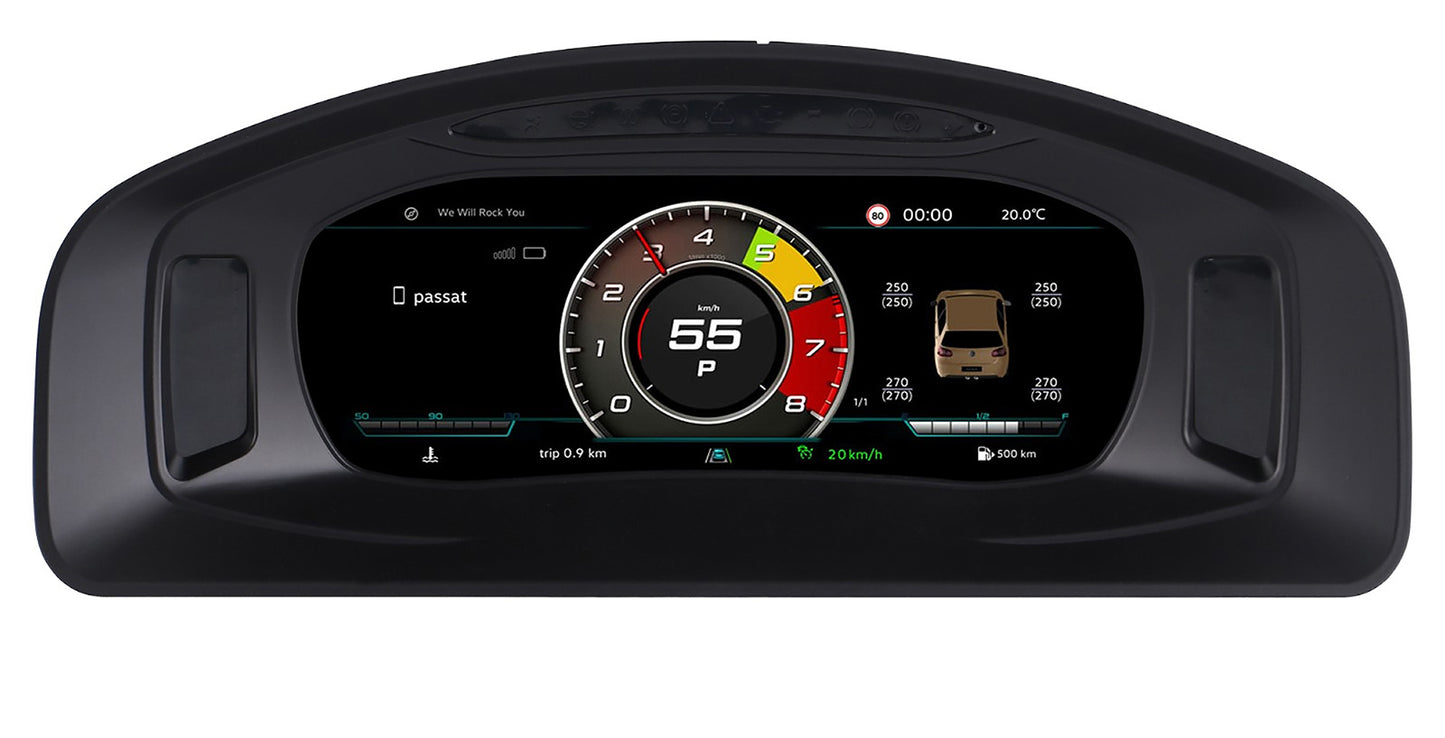 10.25" Car digital dashboard speedometer for 2012-2019 Volkswagen Multivan T5 | HD Instrument Cluster