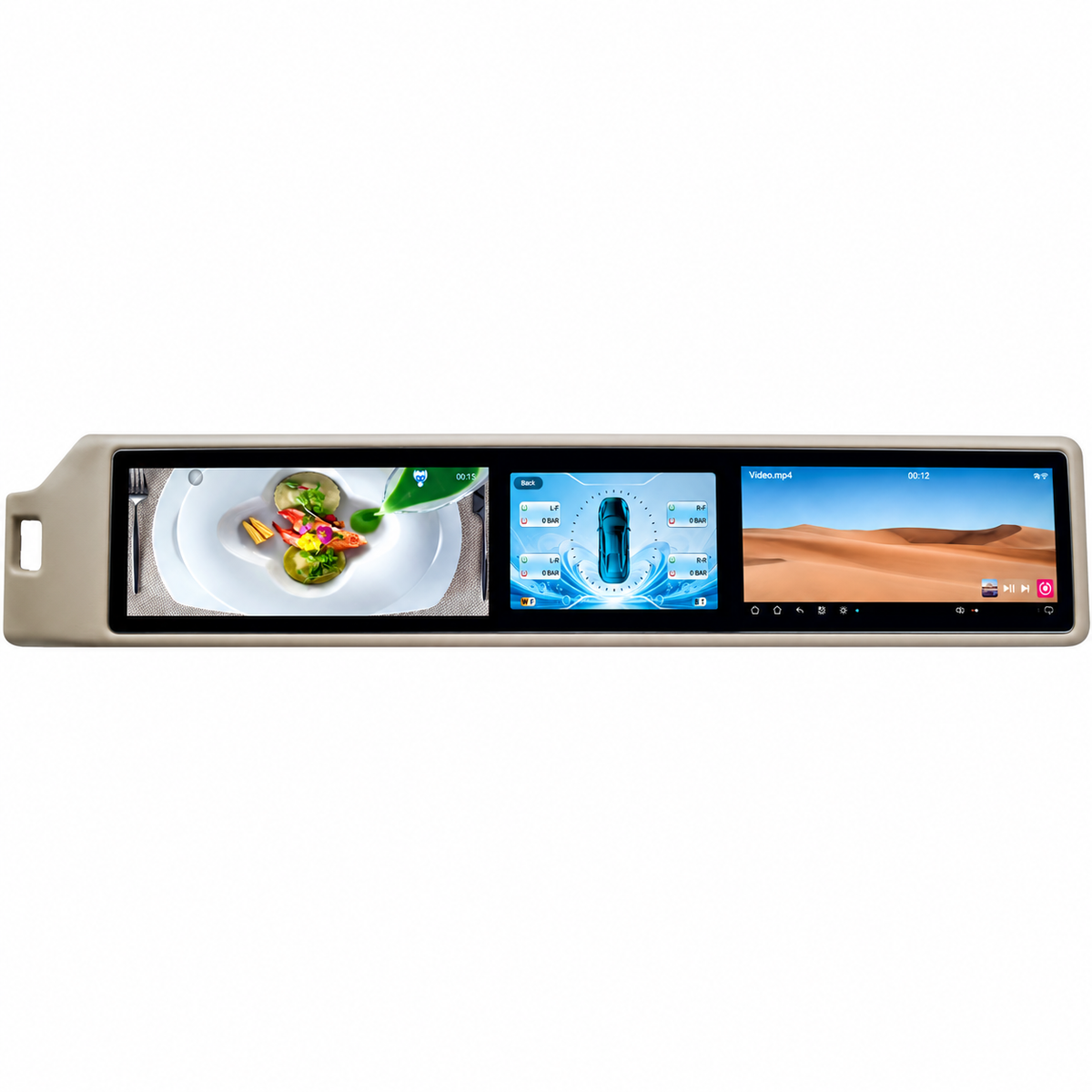12.3 Inch Triple Screen GPS Car Radio Multimedia Player with Carplay for Land Rover Vogue L405 2013-2017 With Navigation