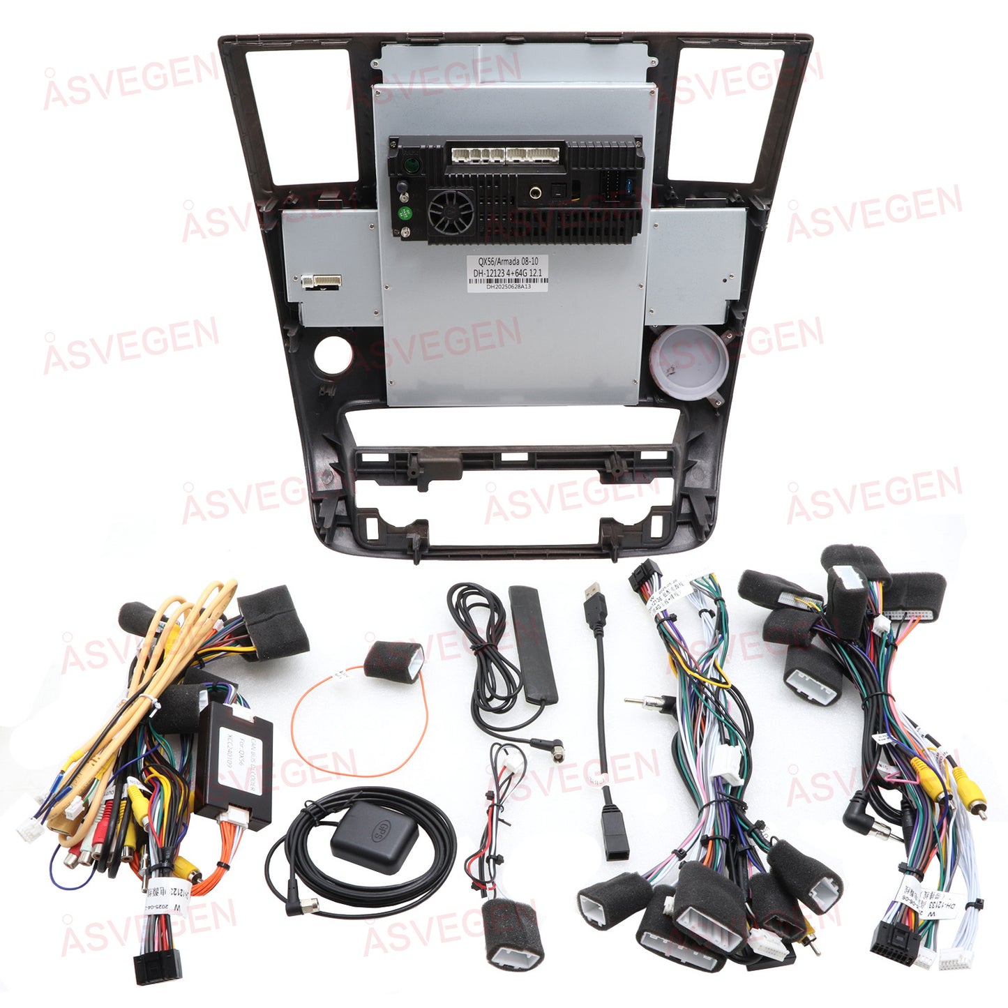 12.1" Android 13 CarPlay Touch Screen Stereo for Infiniti QX56 2008-2012 | Tesla Style Screen