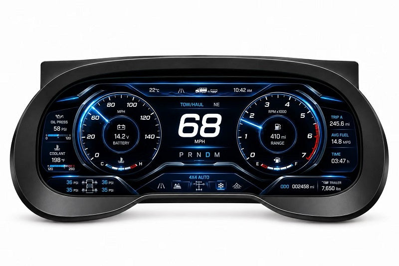 New 12.3 Inch Car Digital Dashboard Smart Display Speedometer for Toyota Rav4 2019-2021 LCD Instrument Panel