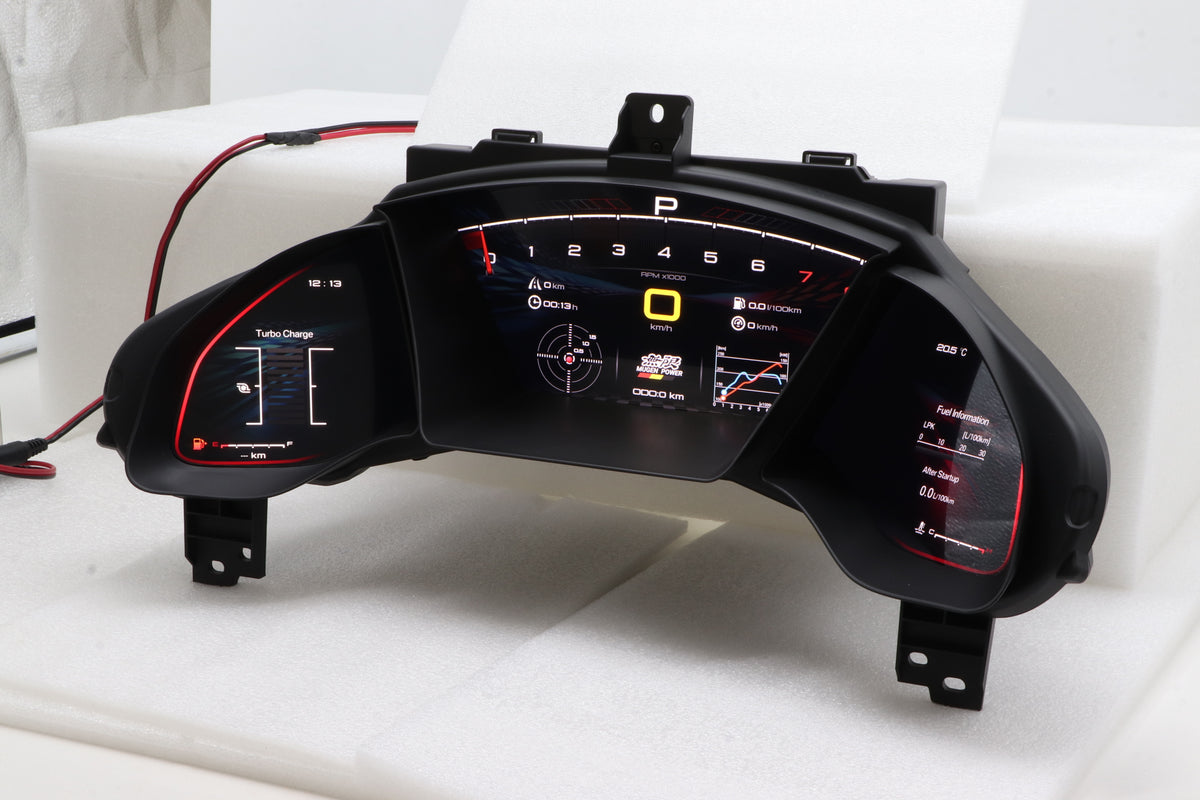 12.3 Inch IPS Digital Cluster for Honda Civic 10th Generation Linux System Plug & Play Dashboard Speedometer