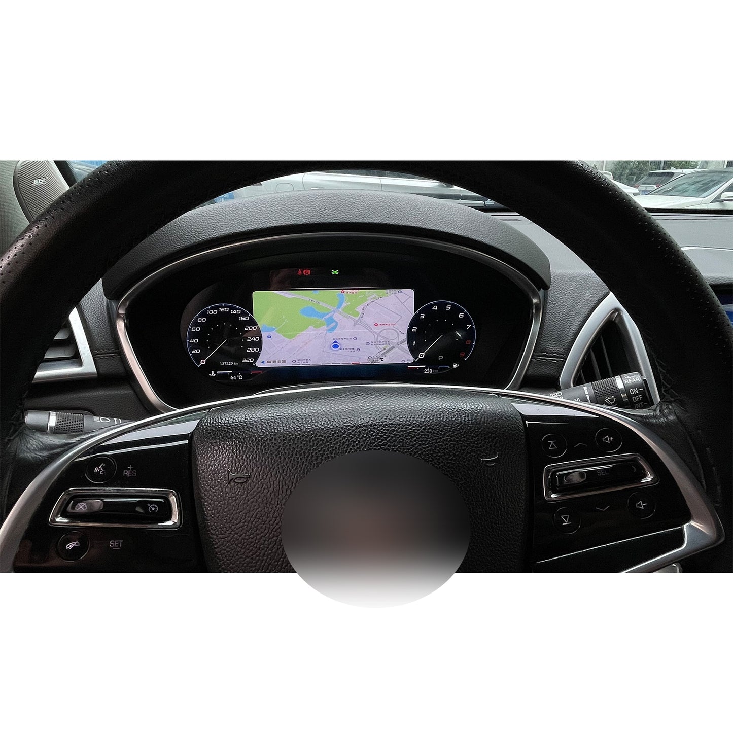 12.3 Digital Dashboard Speedometer for Cadillac SRX 2013-2015