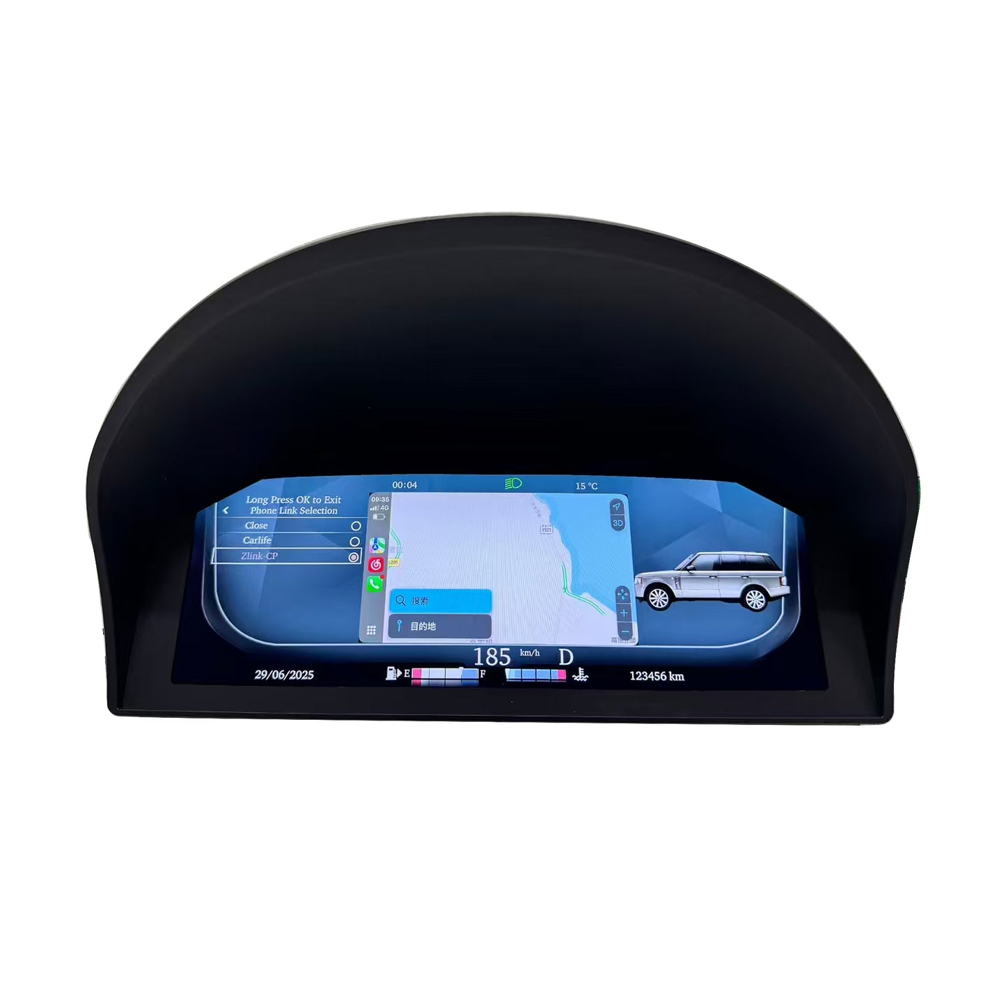 Digital Dashboard for Land Rover Range Rover V8 2002-2012 | Linux OS | Full LCD Display