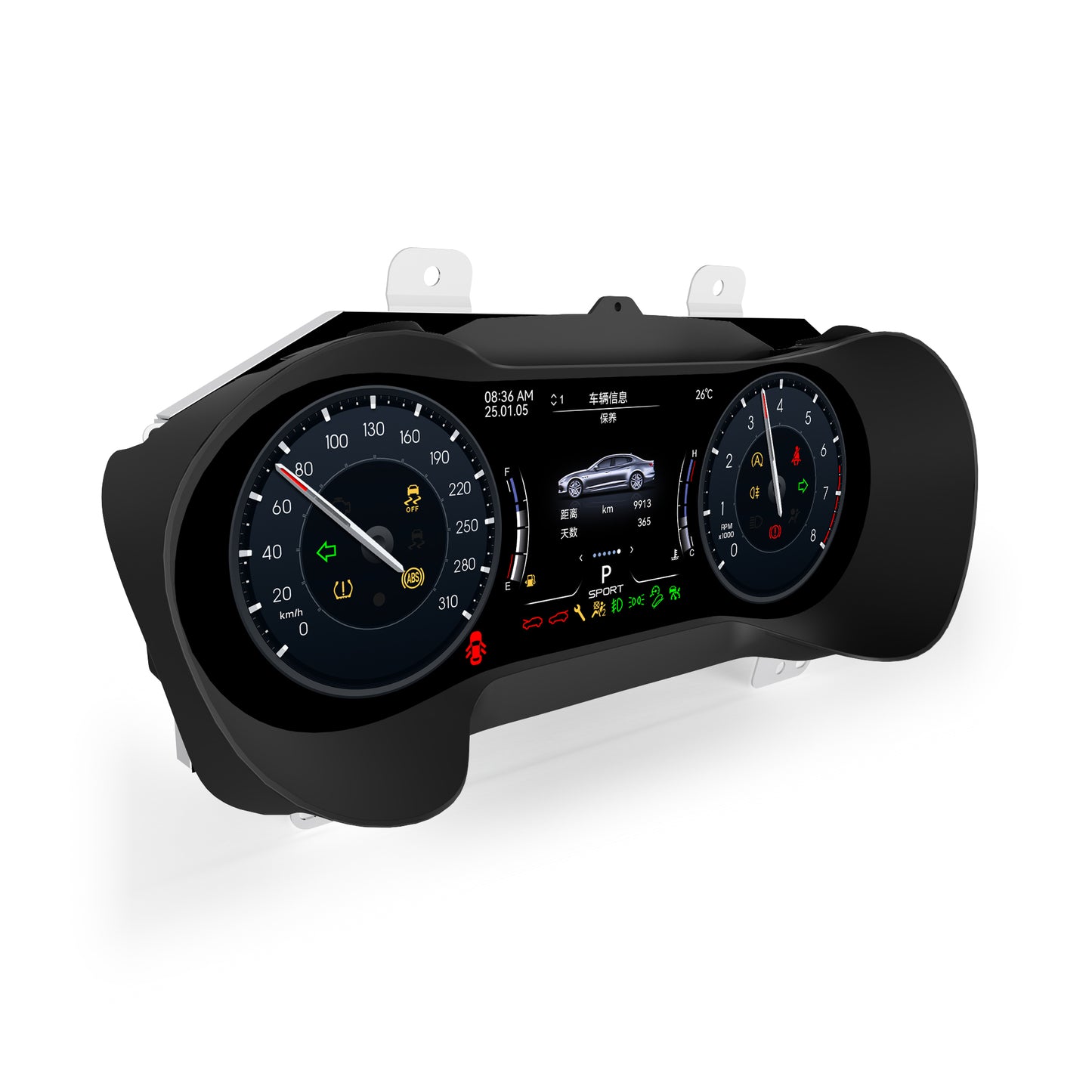 12.3" Instrument Cluster for Maserati Ghibli 2021-2023 | Digital Dashboard