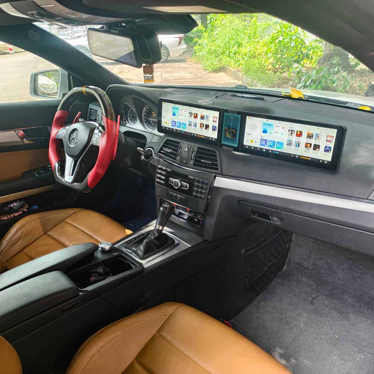 12.3-inch Android Car DVD Player and Multimedia Radio for Mercedes-Benz E-Class W212 / 2010–2015 E200 Coupe