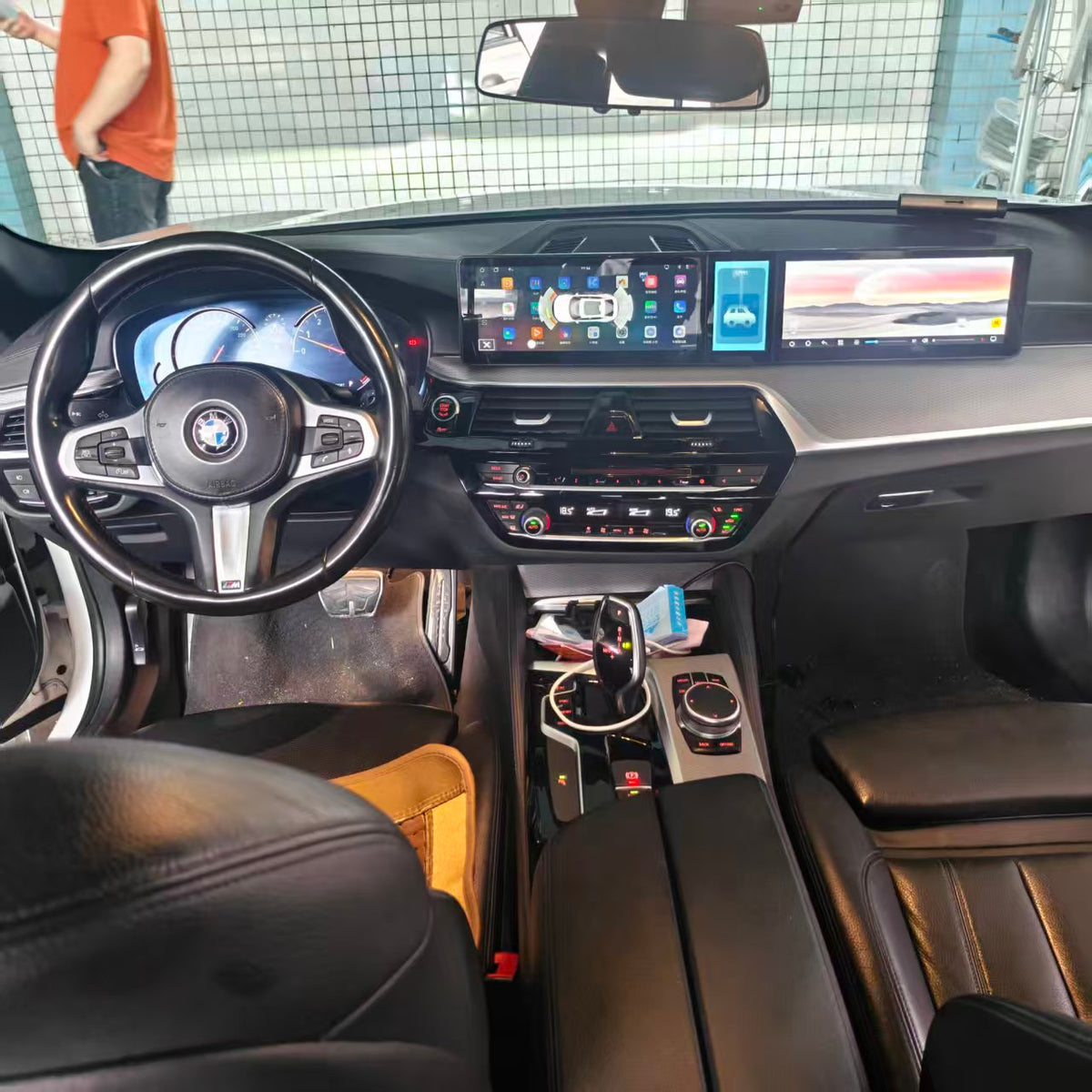12.3-inch Triple-Screen Android Car DVD Player & Multimedia Radio for BMW 7 Series EVO 2017-2019