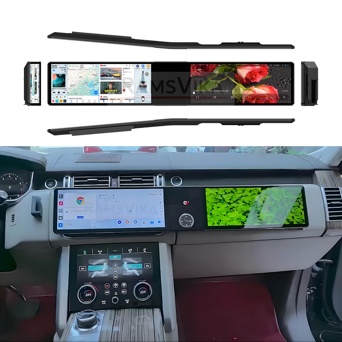 Dual Screen Car Stereo