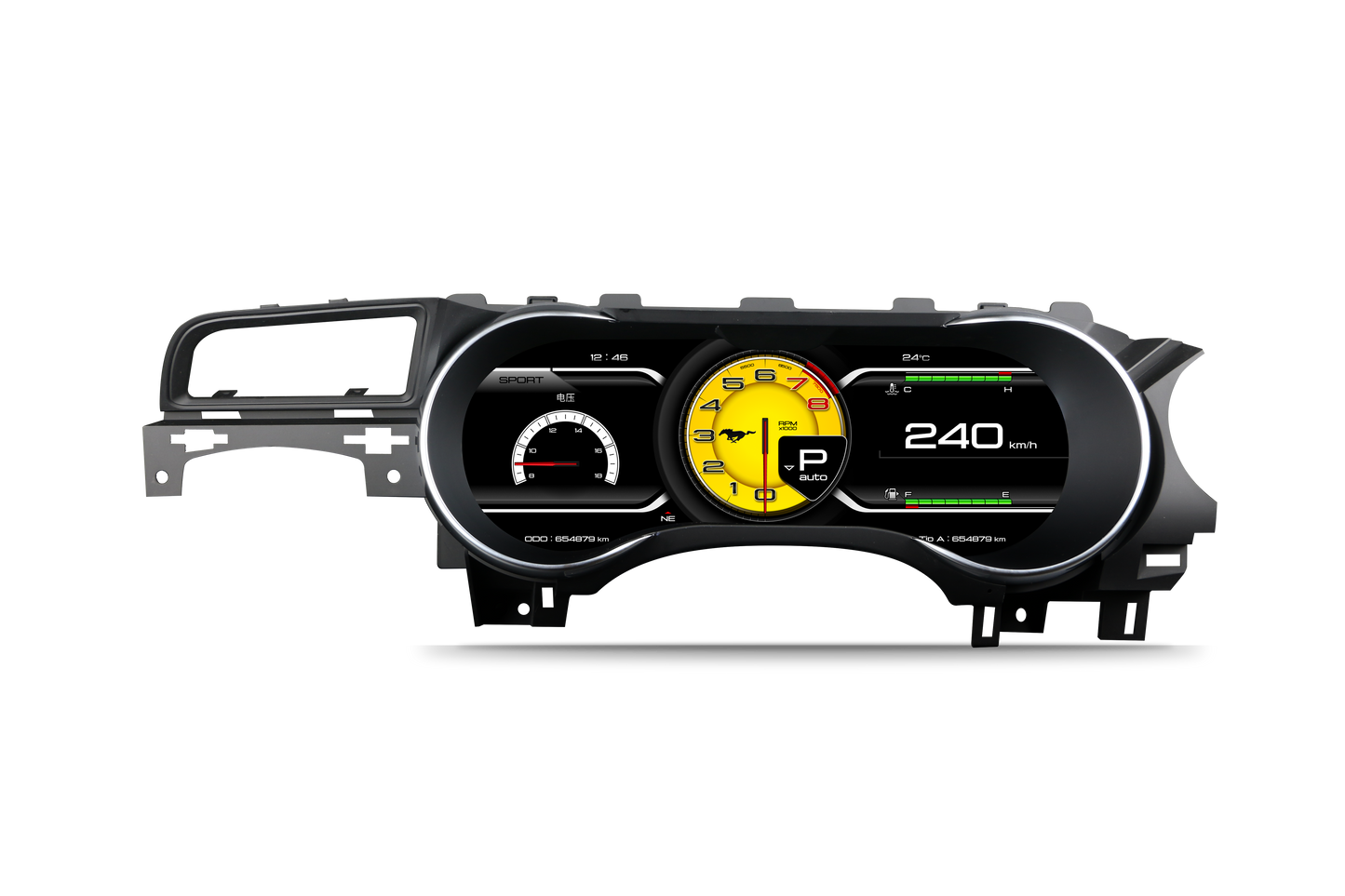 15.8" Digital Dashboard for Ford Mustang 2015-2024 | 1920x720 HD Display