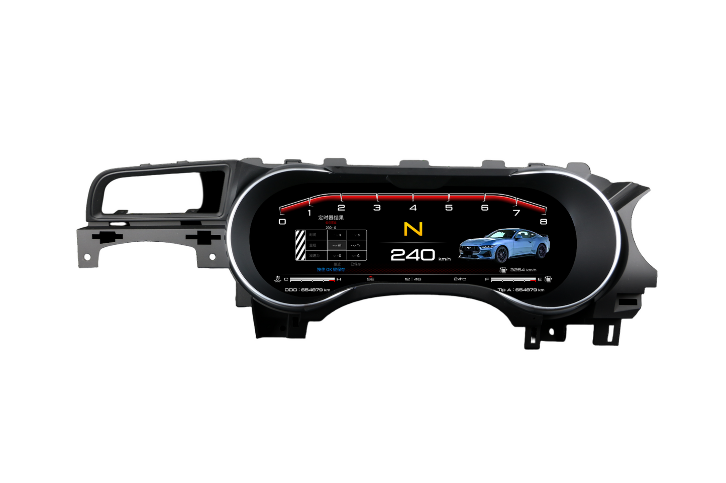 15.8" Digital Dashboard for Ford Mustang 2015-2024 | 1920x720 HD Display