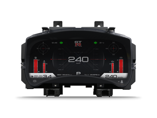 12.3'' Digital Dashboard for Nissan GT-R 2007-2024 | Premium Instrument Cluster Display