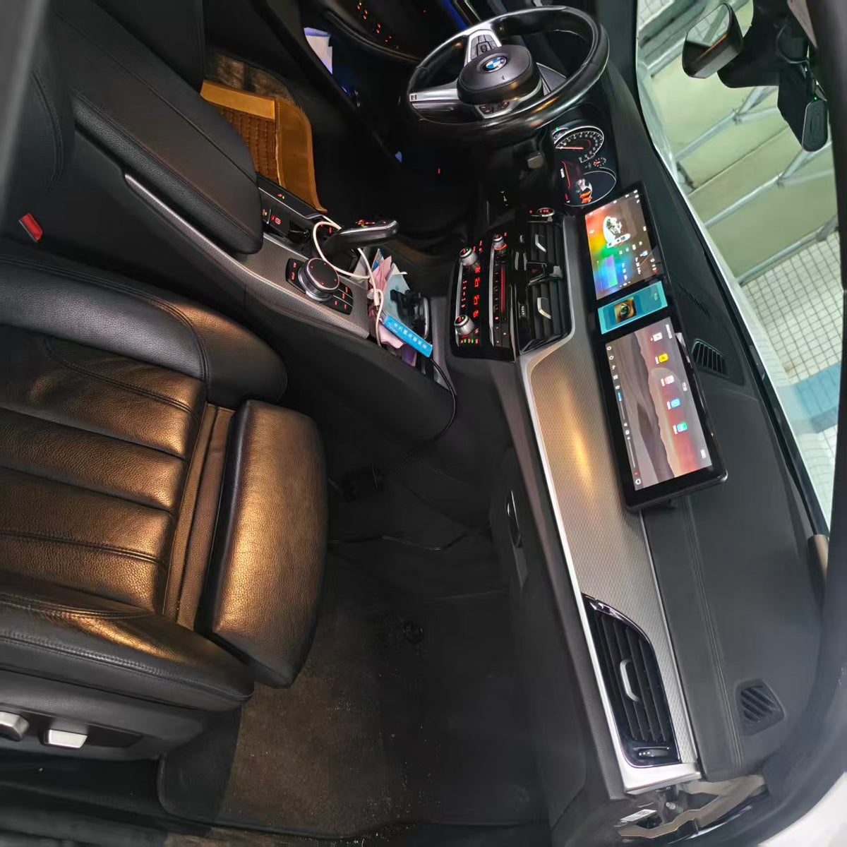 12.3-inch Triple-Screen Android Car DVD Player & Multimedia Radio for BMW 7 Series EVO 2017-2019