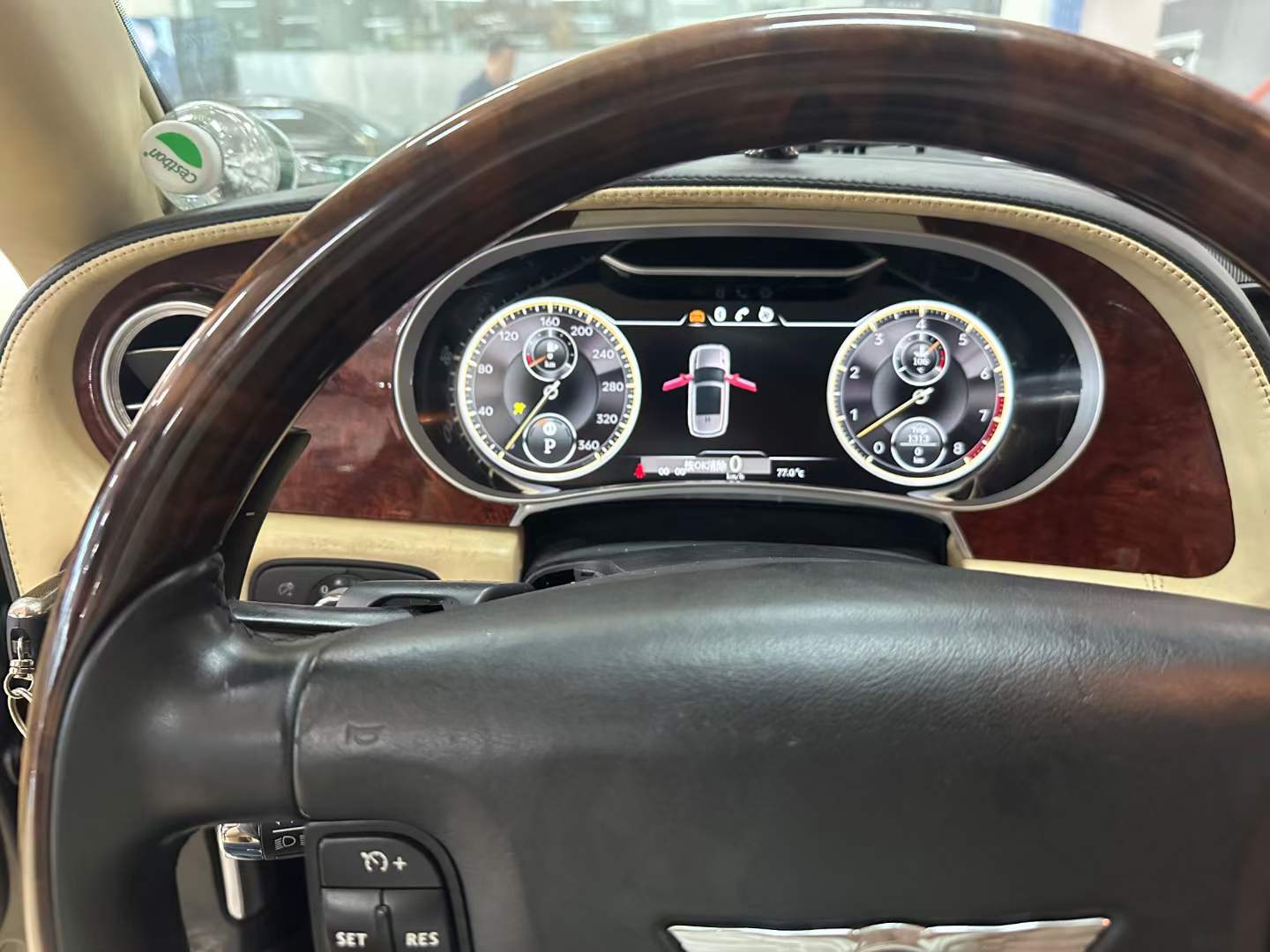 12.3" Digital Dashboard for Bentley Flying Spur Continental 2005-2012 | HD IPS Instrument Cluster