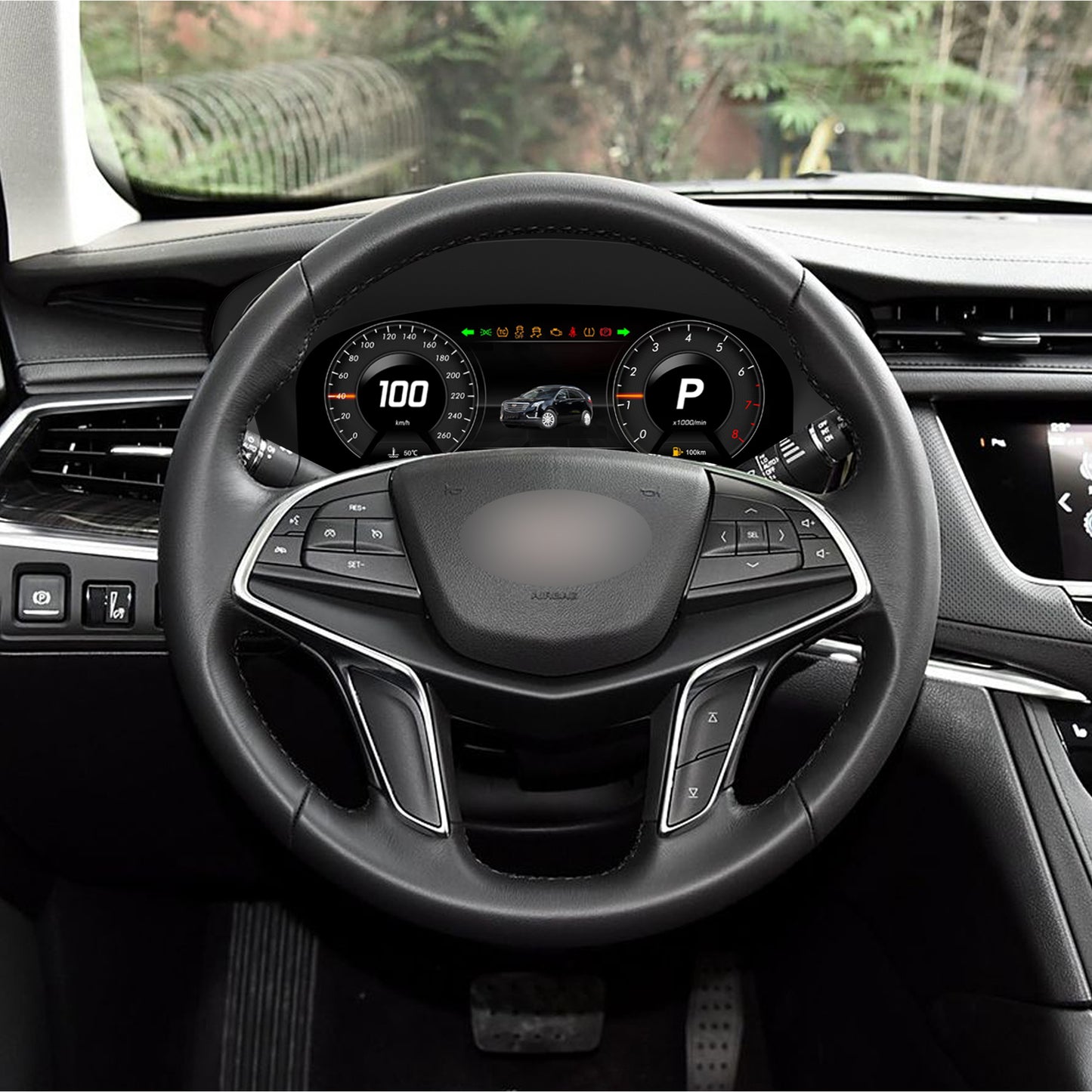 12.3" Car Digital Dashboard for Cadillac XT5 2016-2019 | MOST Fiber-Optic Plug-&-Play Upgrade