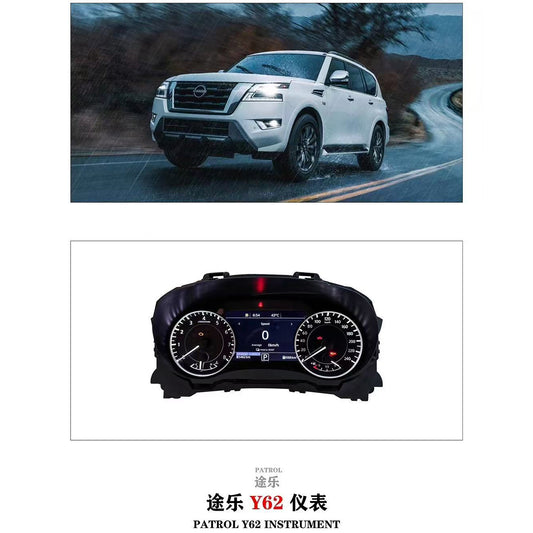 for Nissan Patrol Y62 OEM Mechanical Gauge Cluster 2010-2023 | Genuine Refurbished Unit