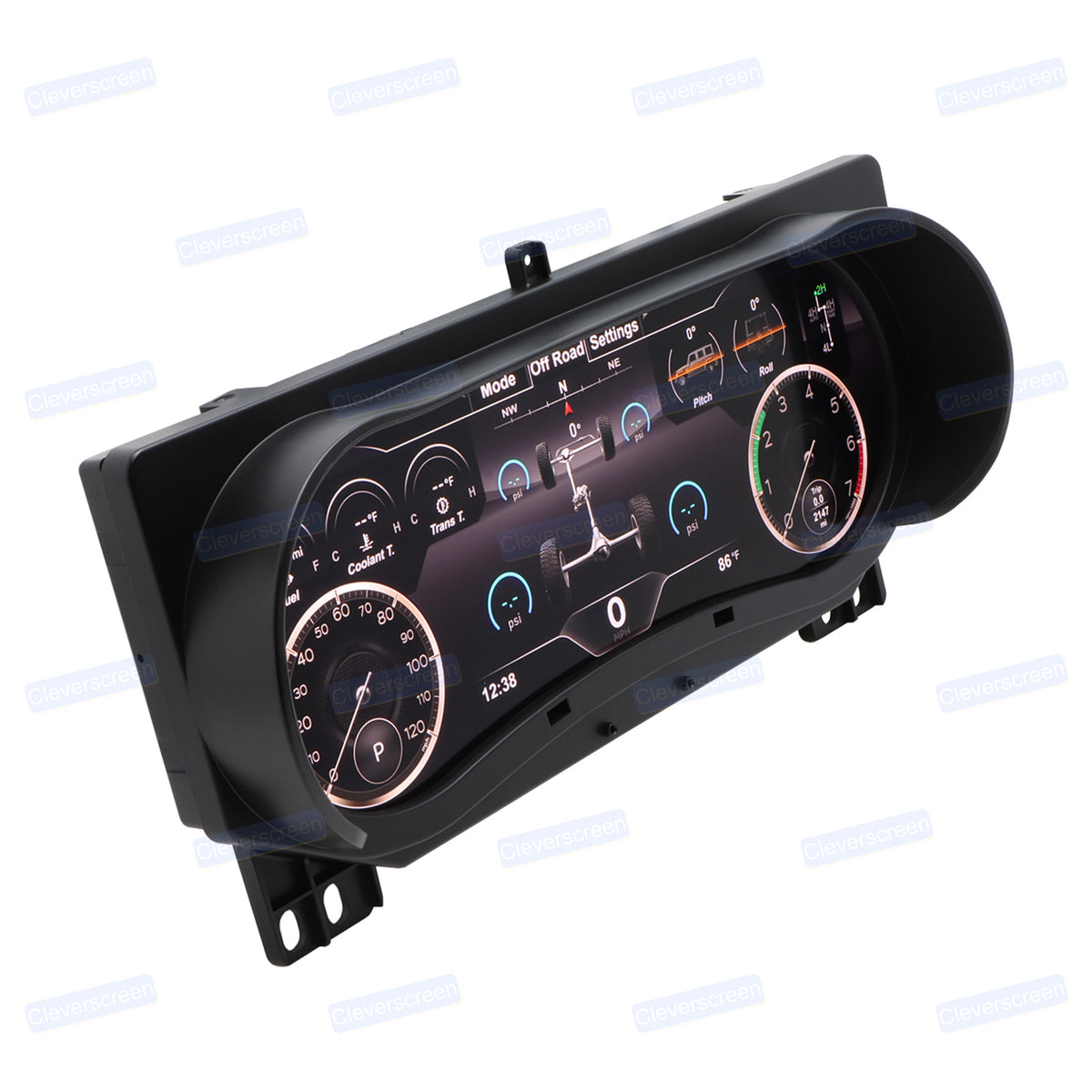 12.3" Digital LCD Instrument Dash Screen Cluster for Jeep Wrangler JL 2018-2023 LCD Dashboard Instrument Display