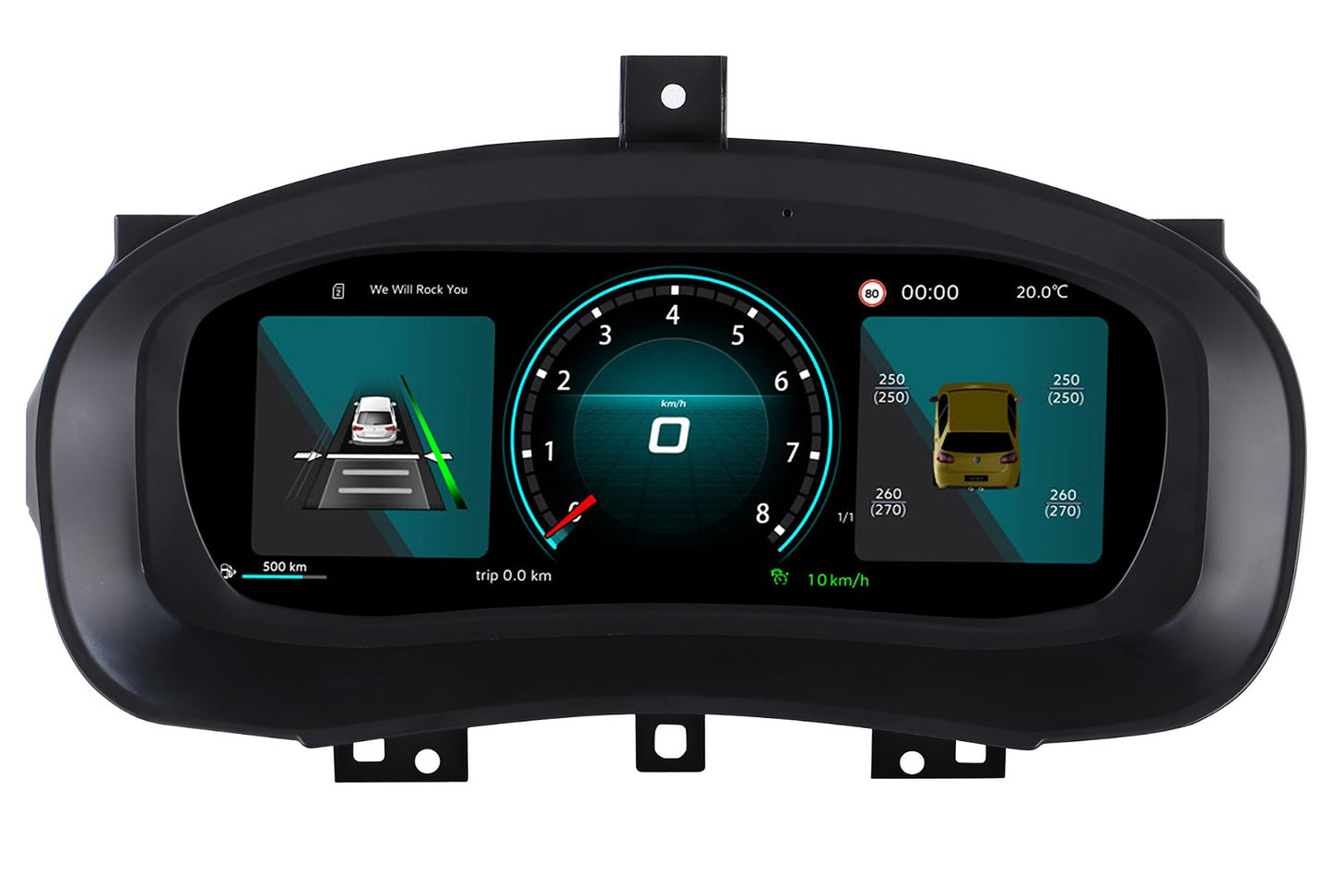 10.25" Car Digital Dashboard for 2008-2014 Volkswagen Skoda Fabia | HD Instrument Cluster with BT