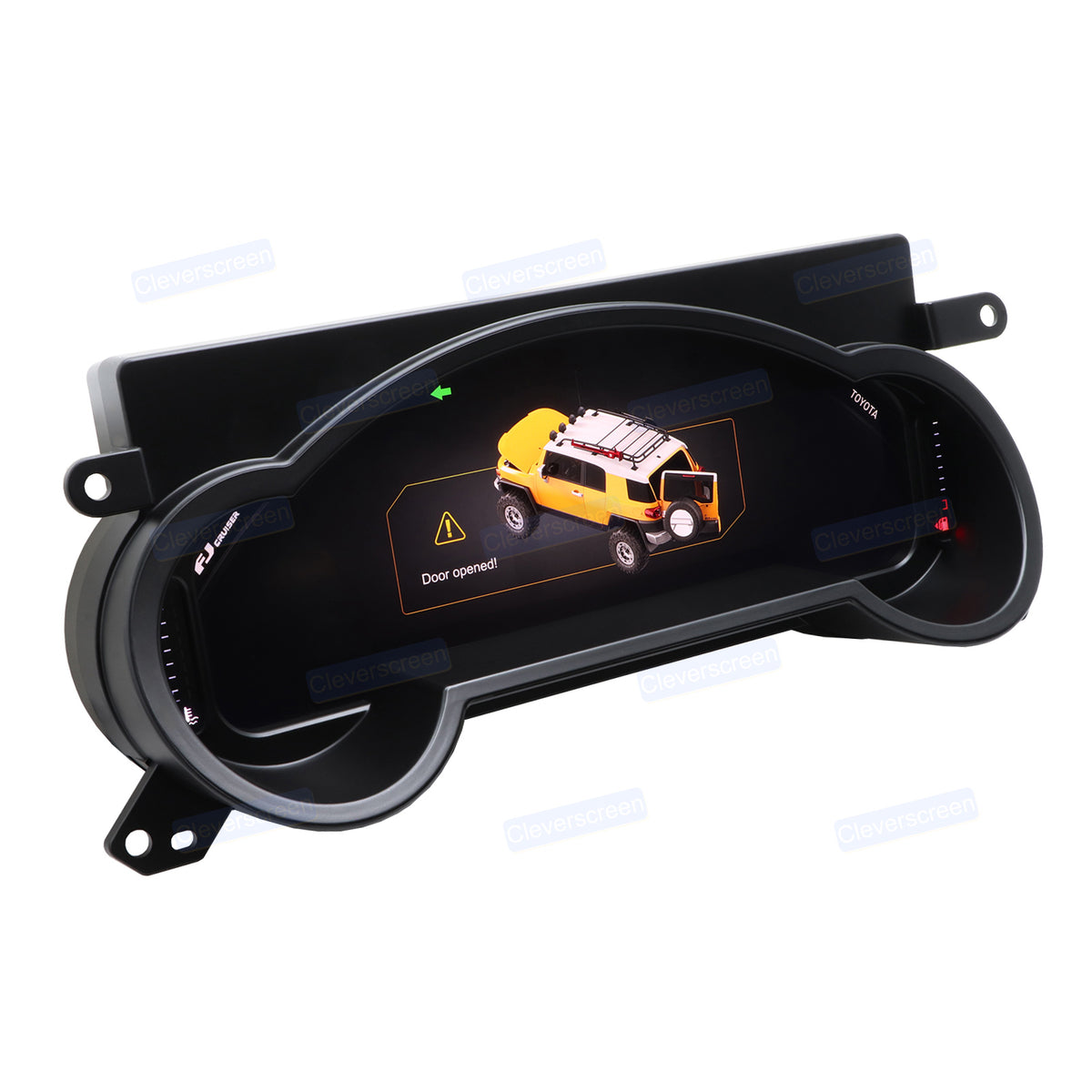 New Cleverscreen LCD Touch Car Dashboard Digital Cluster Panel Screen with 1080P HD Built-in GPS for Toyota FJ 2008-2022