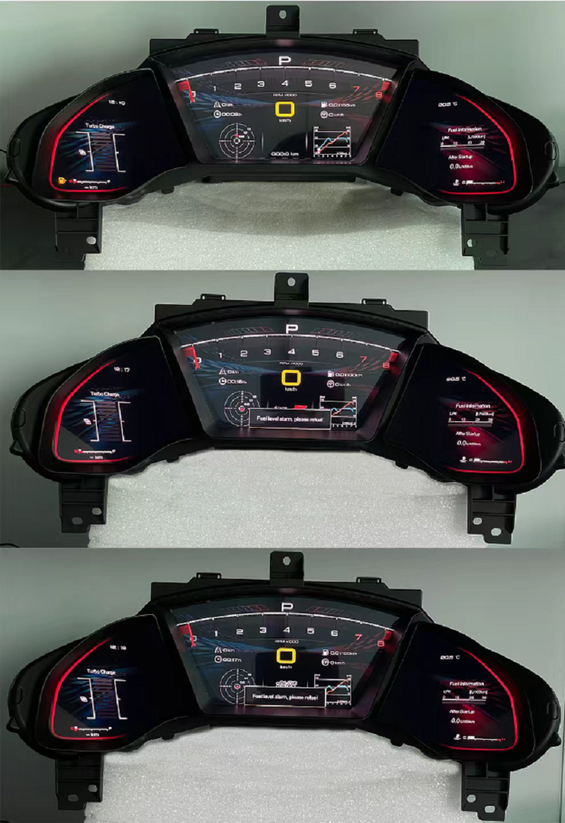 12.3 Inch IPS Digital Cluster for Honda Civic 10th Generation Linux System Plug & Play Dashboard Speedometer