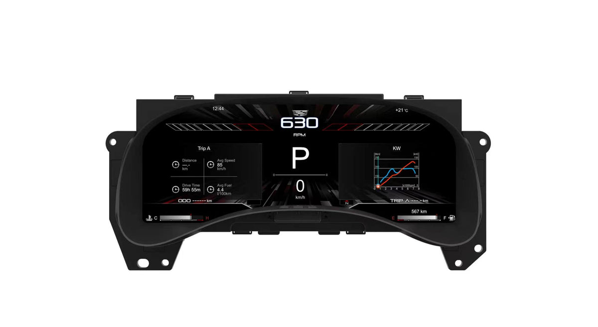 15 Inch LCD Digital Cluster for Cadillac Escalade 2003-2006 Linux System Plug & Play Dashboard Speedometer