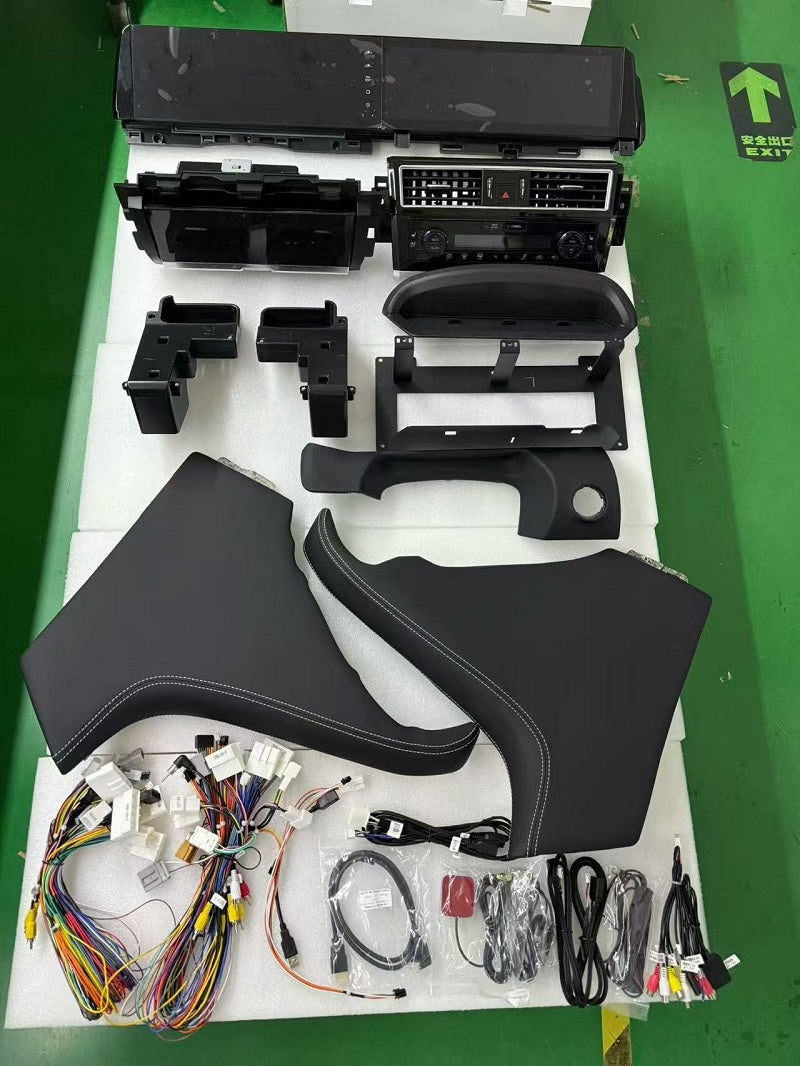 24.6 Inch High Quality Car Multimedia Player DVD Player Interior Modification Kit Old to New for Nissan Patrol Armada 2010-2021