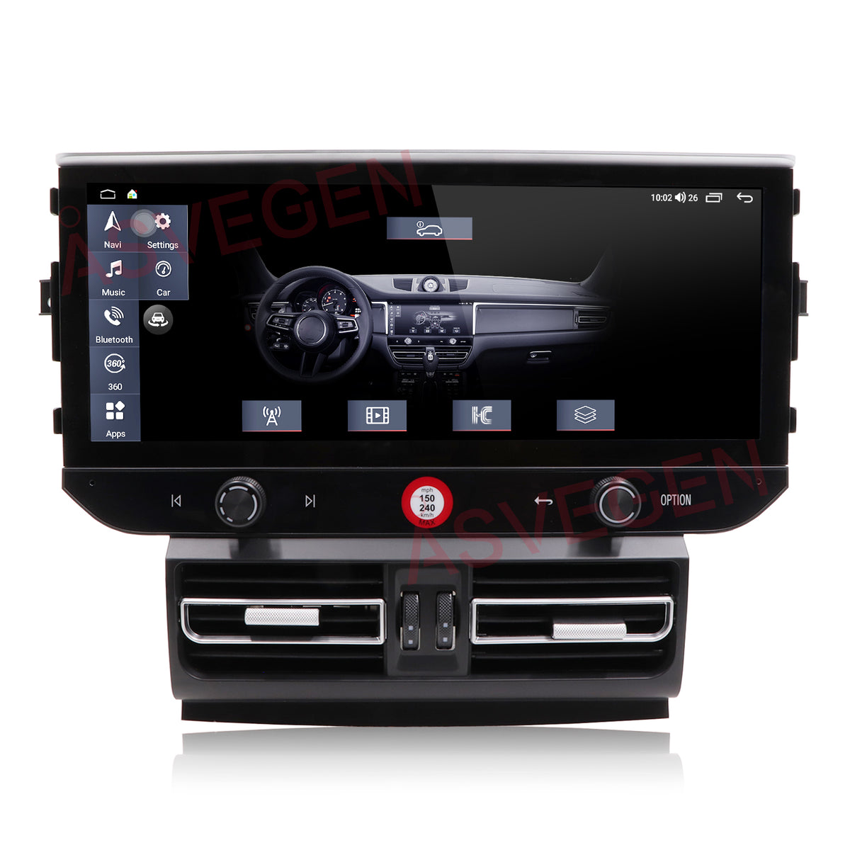 12.3 Inch Carplay Android Auto Car DVD Radio Stereo Player for Porsche Macan 2014-2017 With Car GPS Navigation