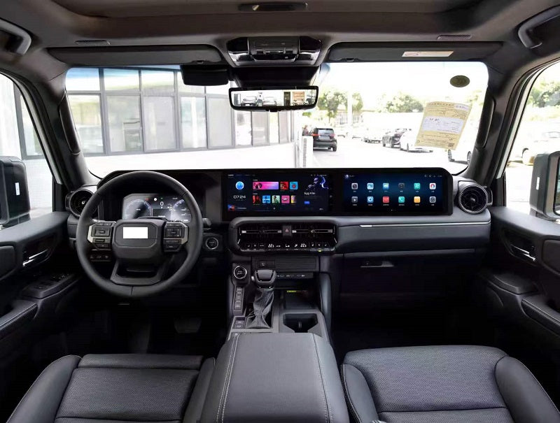 24.6 Inch Android Dual Car Dvd Player Radio Head Unit for Toyota Land Cruiser Prado 2024-2026 Audio Stereo with Navigation