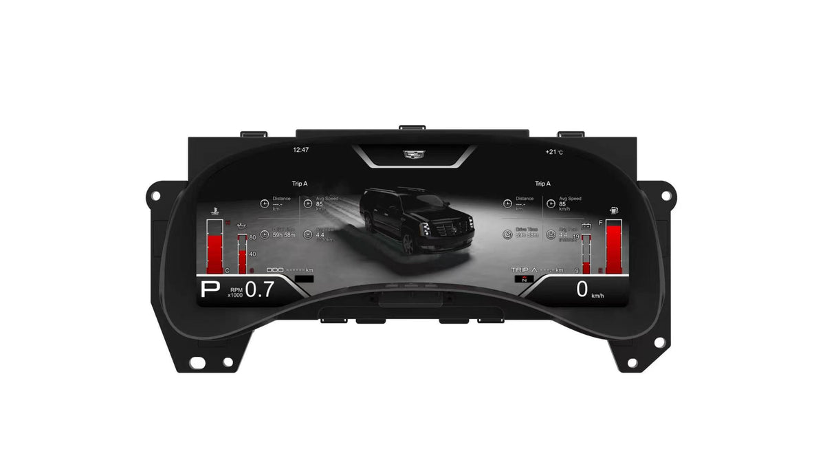 15 Inch LCD Digital Cluster for Cadillac Escalade 2003-2006 Linux System Plug & Play Dashboard Speedometer