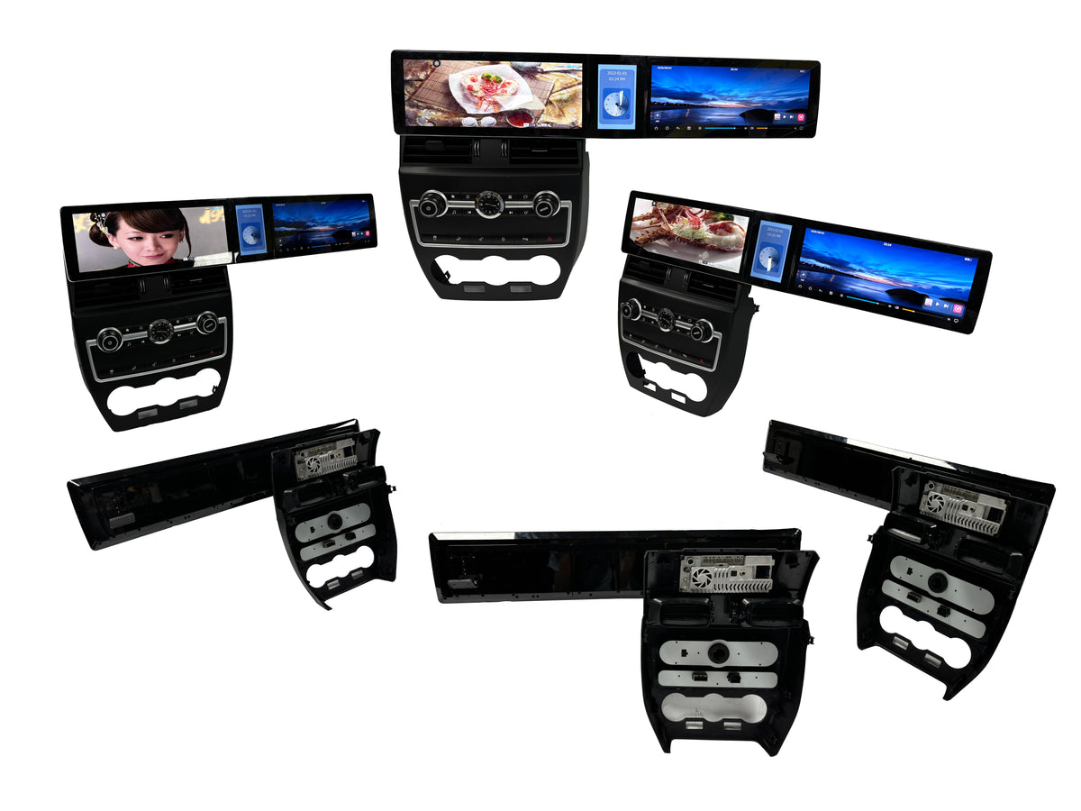 12.3 Inch Triple Screen GPS Car Radio Multimedia Player with Carplay for Land Rover Freelander 2 2007-2015 With Navigation