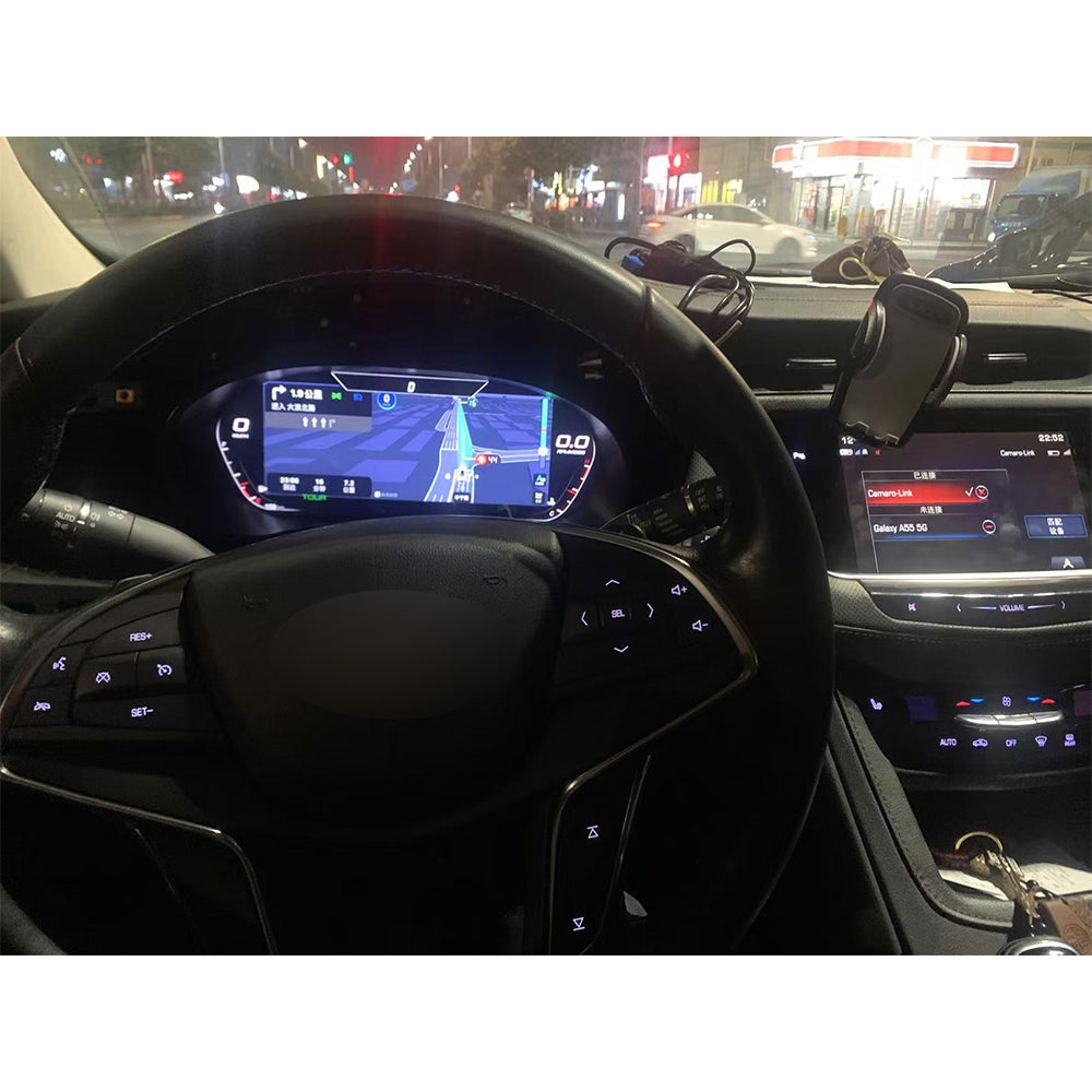 Genuine Style Car Digital Dashboard for Cadillac XT5 2016-2019 - Analog & Digital Display