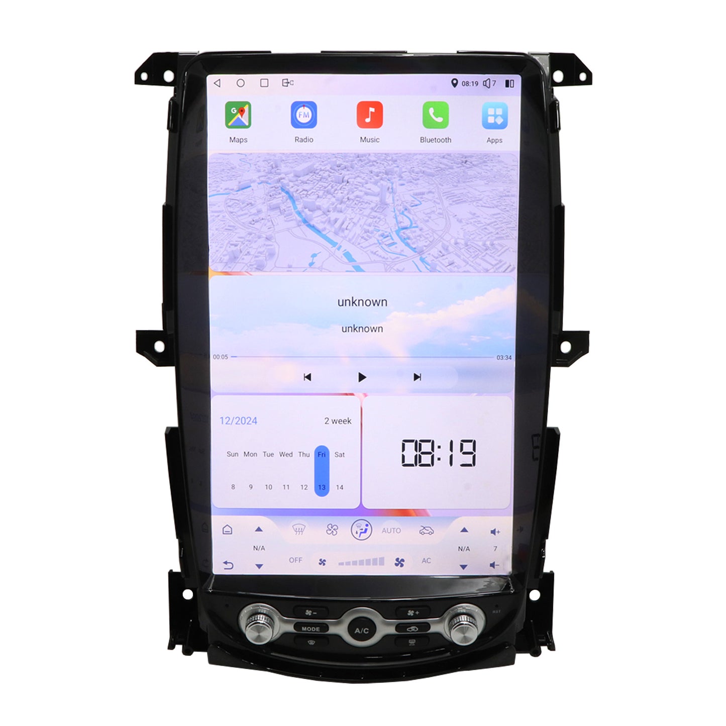 14.5" Tesla Style Carplay Screen for Nissan 370Z 2005-2019 | Android 12 Wireless CarPlay Stereo