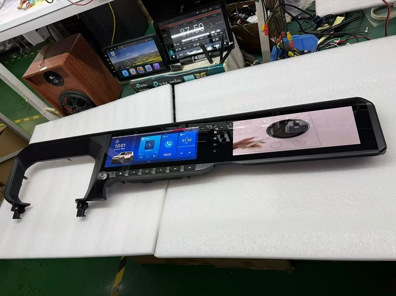 24.6 Inch Android Dual Car Dvd Player Radio Head Unit for Toyota Land Cruiser Prado 2024-2026 Audio Stereo with Navigation