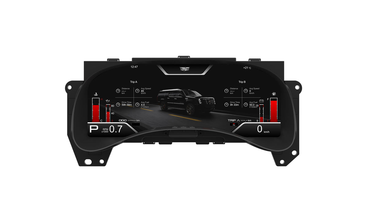 15 Inch LCD Digital Cluster for Cadillac Escalade 2003-2006 Linux System Plug & Play Dashboard Speedometer