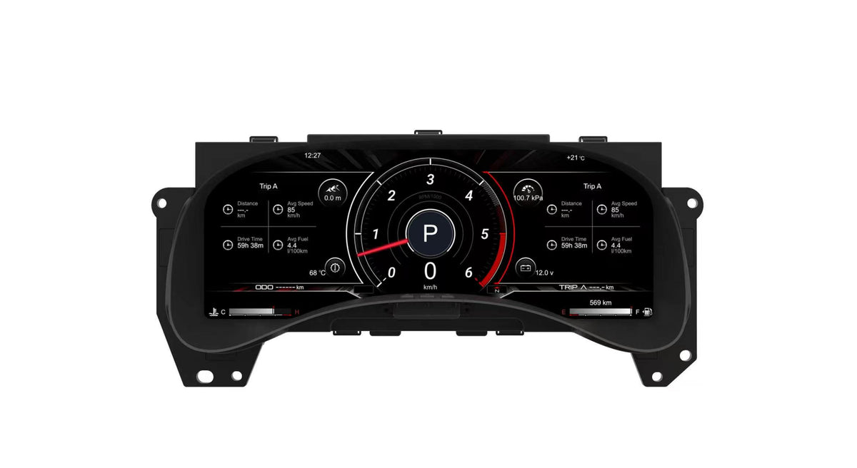 15 Inch LCD Digital Cluster for Cadillac Escalade 2003-2006 Linux System Plug & Play Dashboard Speedometer