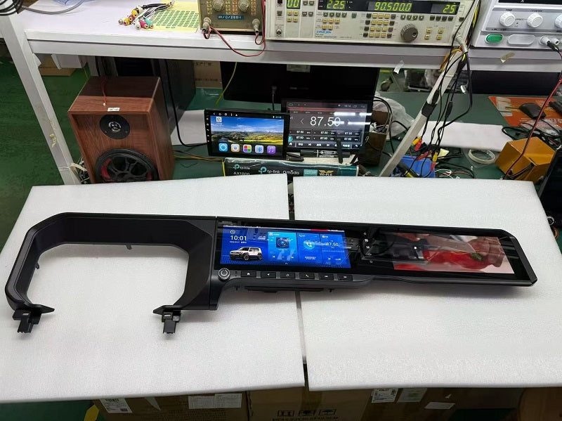 24.6 Inch Android Dual Car Dvd Player Radio Head Unit for Toyota Land Cruiser Prado 2024-2026 Audio Stereo with Navigation