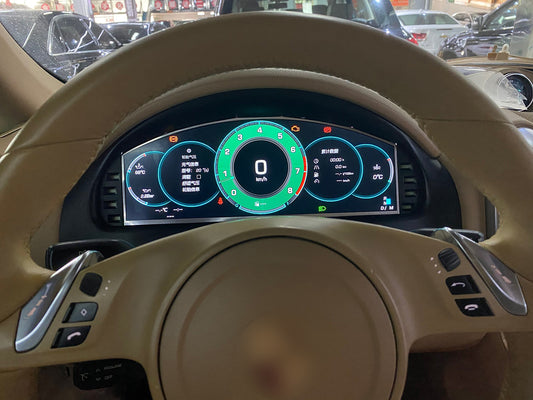 12.3 Inch Digital Instrument Cluster Upgrade for Porsche Cayenne 2010-2016