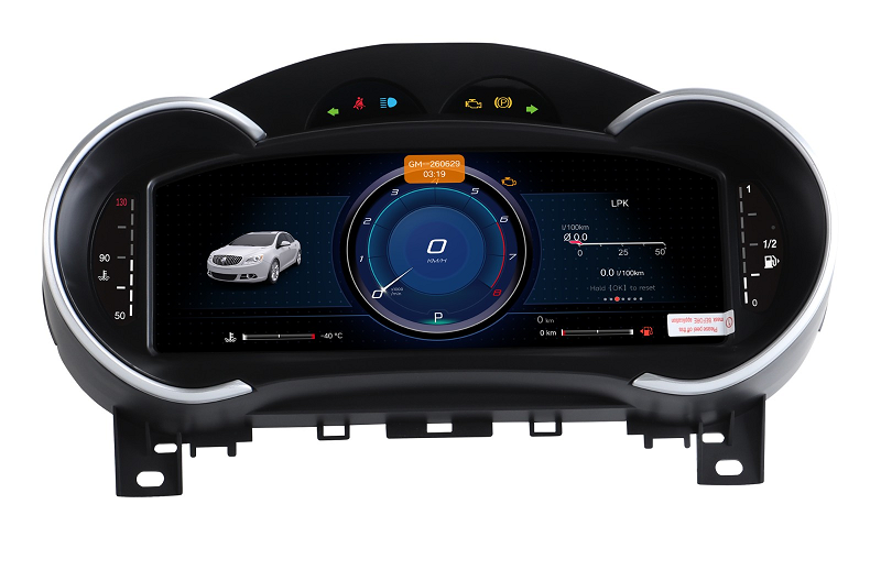 Car Digital Dashboard Speedometer Display for Buick Excelle 2010-2014 LCD Instrument Panel