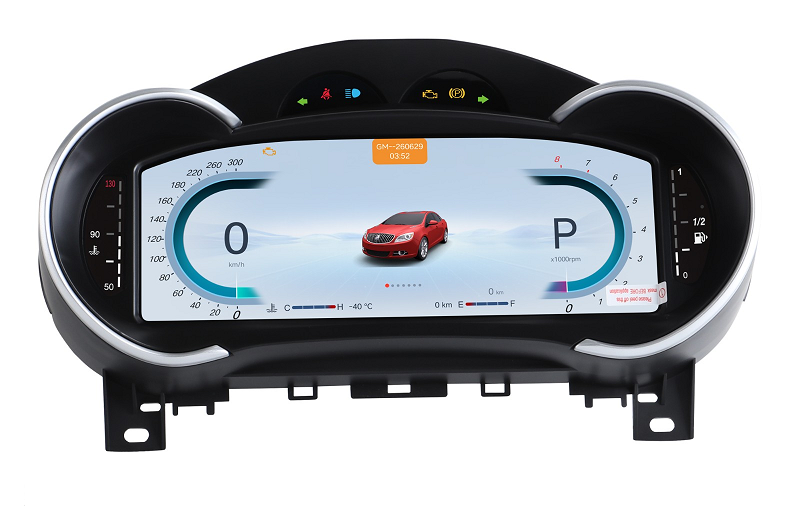 Car Digital Dashboard Speedometer Display for Buick Excelle 2010-2014 LCD Instrument Panel