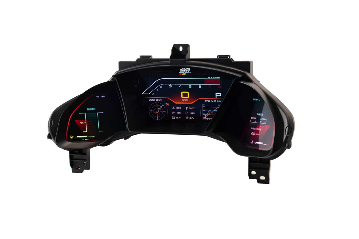 12.3 Inch IPS Digital Cluster for Honda Civic 10th Generation Linux System Plug & Play Dashboard Speedometer