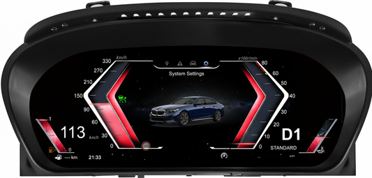 12.3" Digital Dashboard for BMW 5/6 Series E60-E64 2003-2010 CCC/CIC System Upgrade