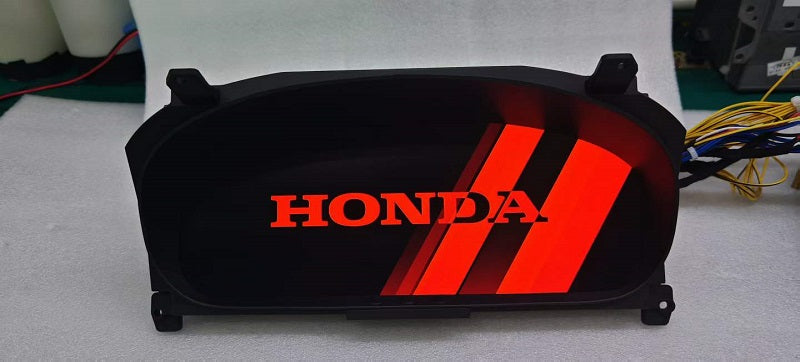 12.3 Inch IPS Digital Cluster for Honda Civic EK 1996-2000 CRV 1997-2001 Linux System Plug & Play Dashboard Speedometer