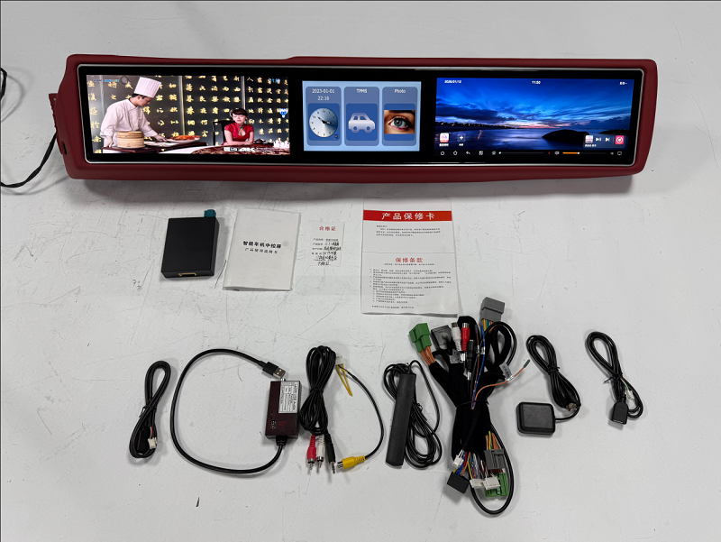 12.3 Inch Triple Screen GPS Car Radio Multimedia Player with Carplay for Range Rover Evoque 2016-2019 With Navigation