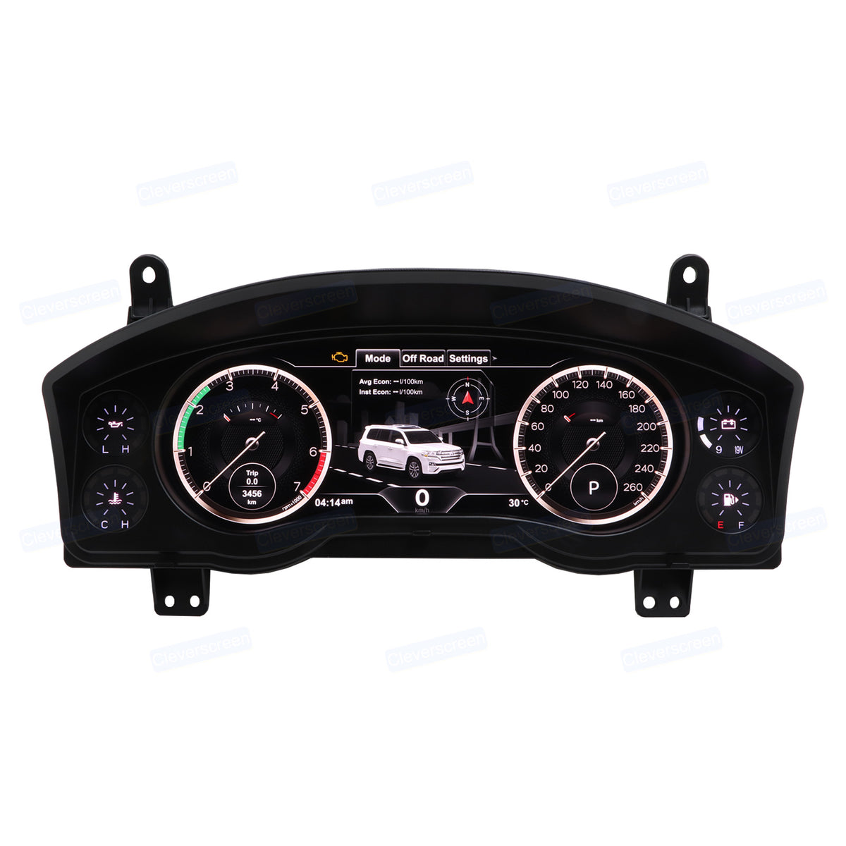 Cleverscreen New 12.3 Inch Digital Instrument Cluster for Land Cruiser LC200 2008-2020 Upgrade High Resolution IPS LCD