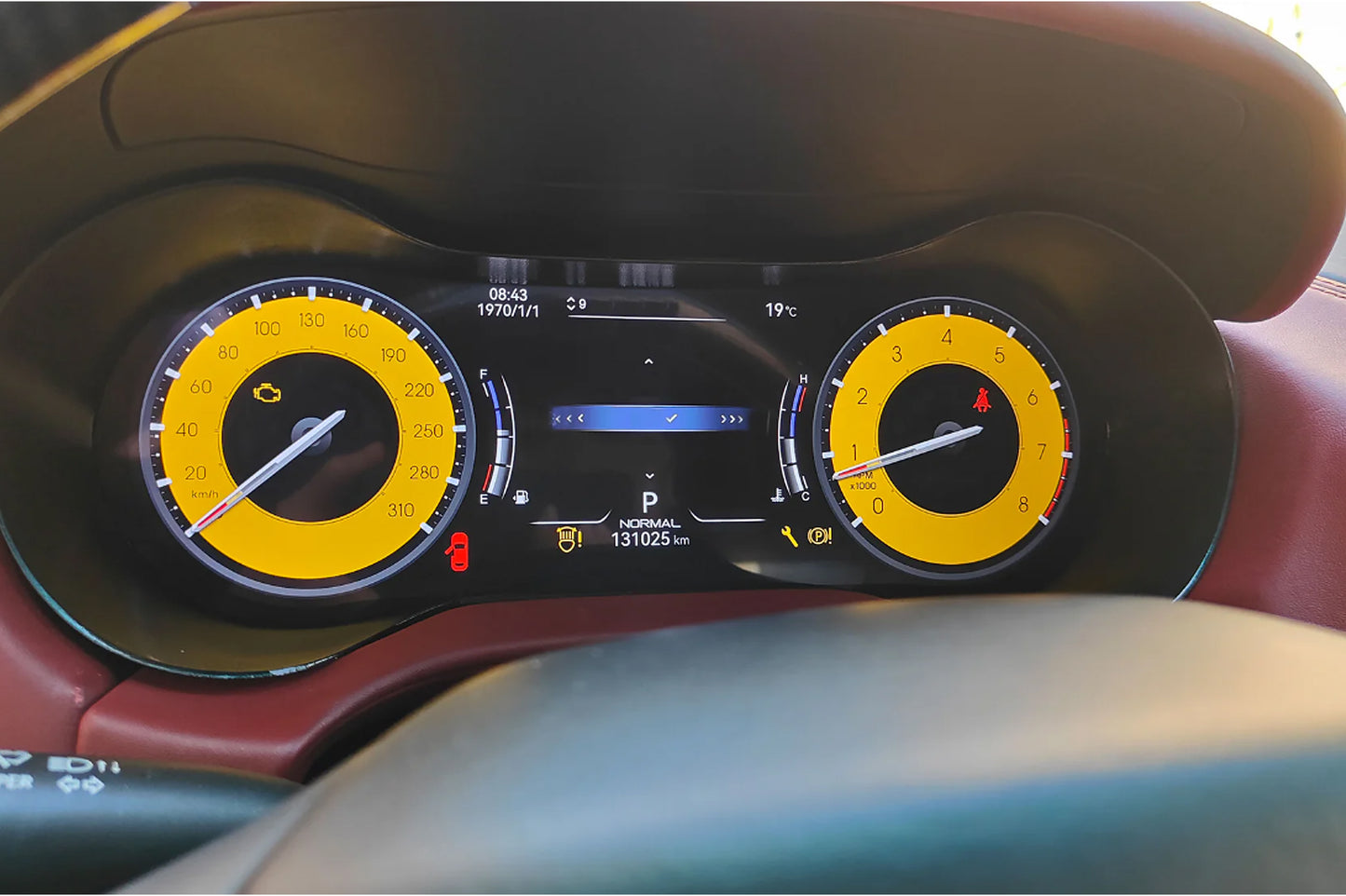 12.3" Car Digital Dashboard for Maserati Levante 2016-2020 Speedometer