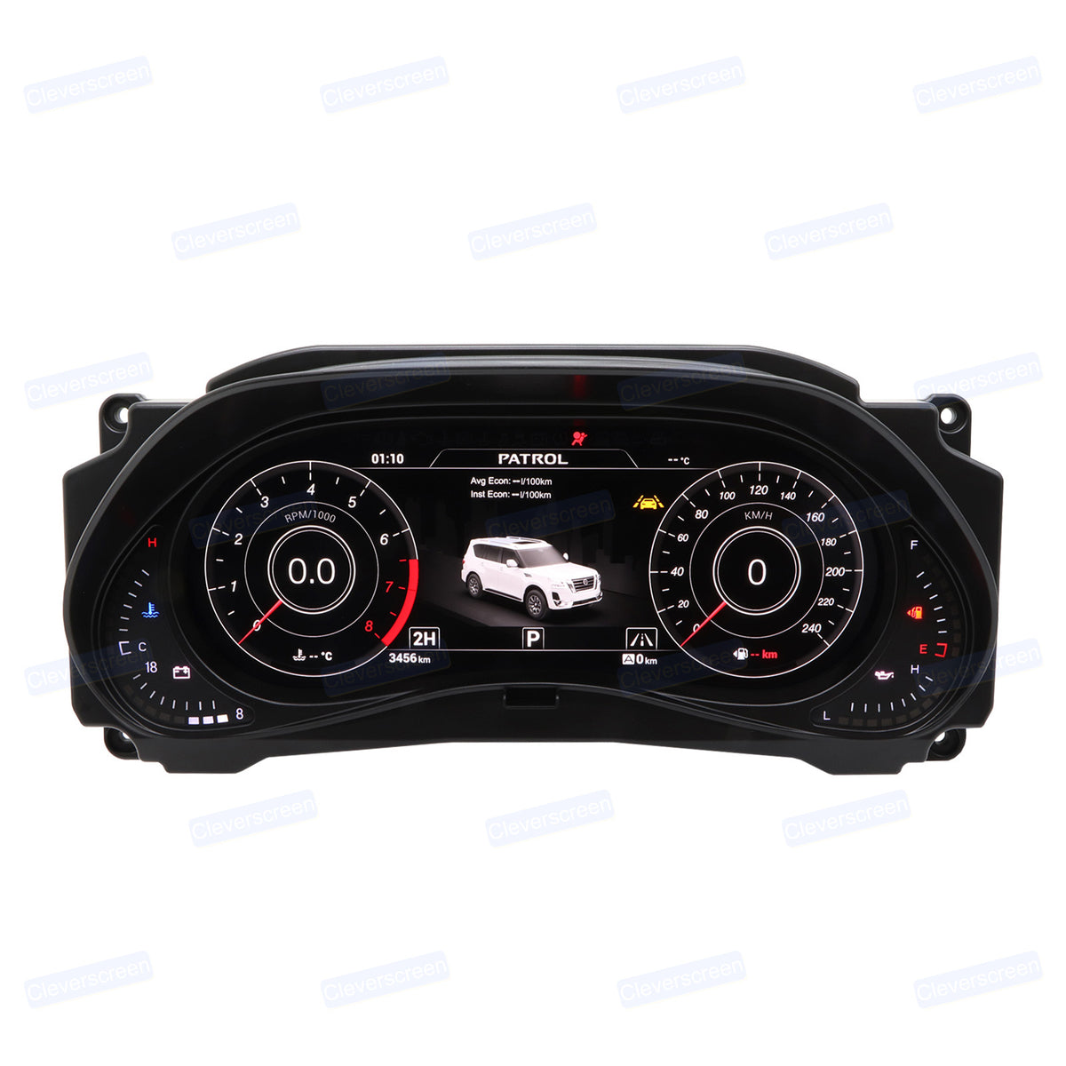 Car Digital Dashboard Speedometer Display for Nissan Patrol Y62 2008-2022 Mechanical Instrument Panel