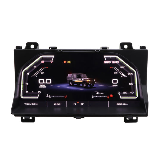 Full Digital Dashboard for Toyota Land Cruiser LC71 LC76 LC78 LC79 | 12.3" LCD Instrument Cluster with Tire Pressure & Terrain Modes