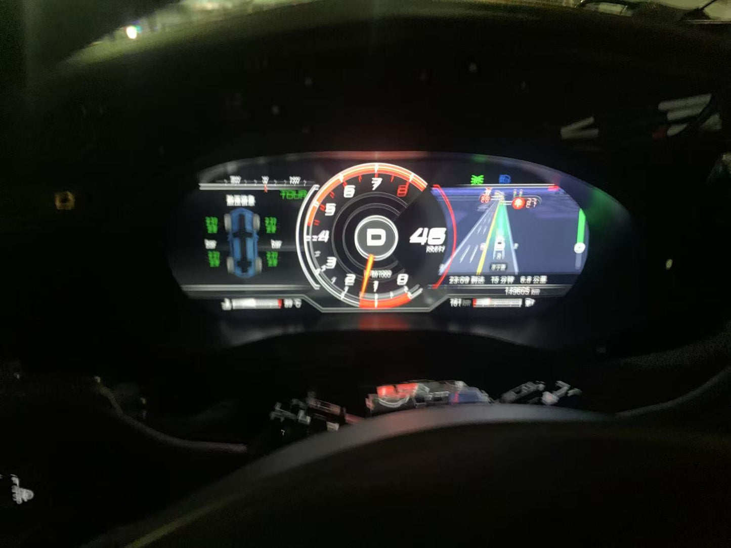 Genuine Style Car Digital Dashboard for Cadillac XT5 2016-2019 - Analog & Digital Display