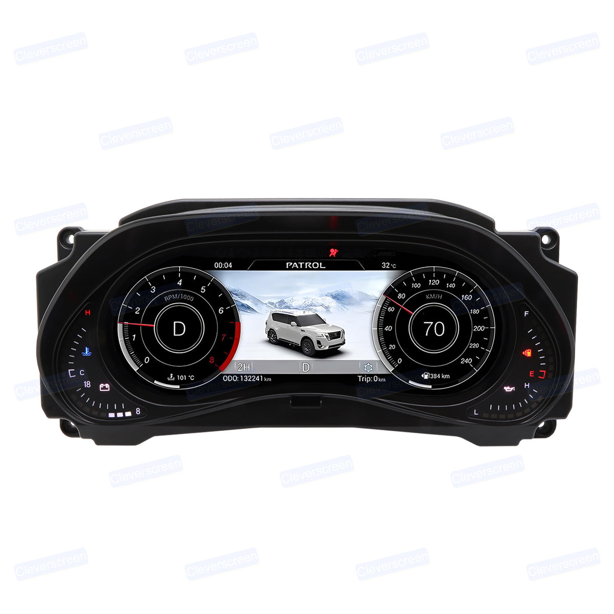 Car Digital Dashboard Speedometer Display for Nissan Patrol Y62 2008-2022 Mechanical Instrument Panel
