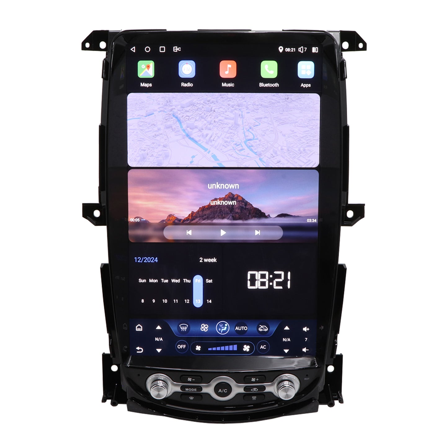 14.5" Tesla Style Carplay Screen for Nissan 370Z 2005-2019 | Android 12 Wireless CarPlay Stereo