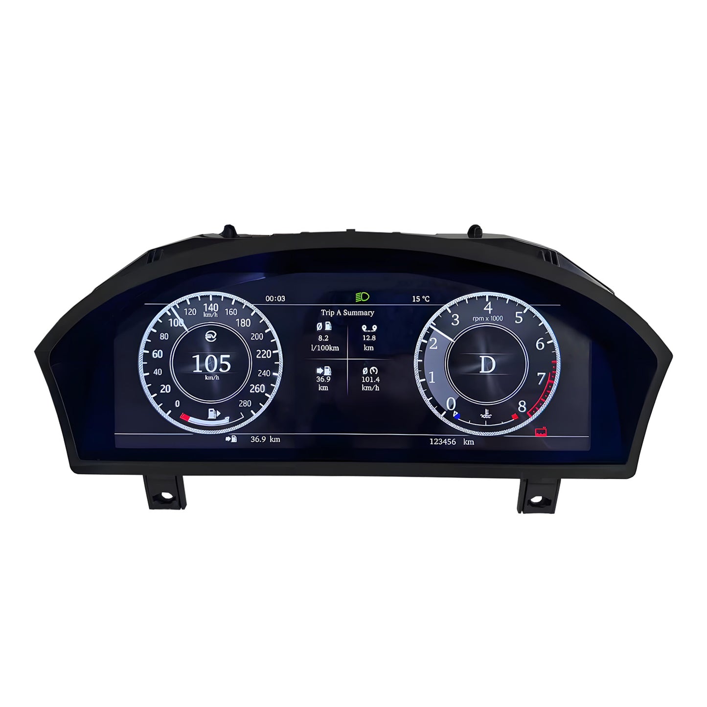 12.3" Digital Dashboard Speedometer for 2004-2009 Land Rover Discovery 3 | LCD Instrument Cluster