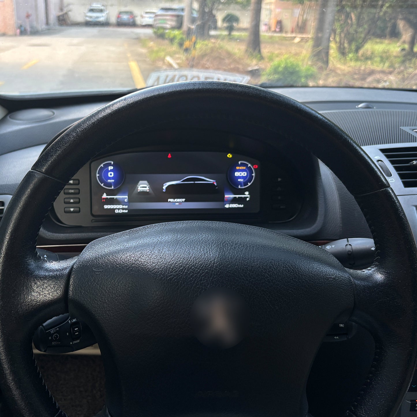 10.25" Digital LCD Car Dashboard Instrument Cluster  for Peugeot 407 2004-2010